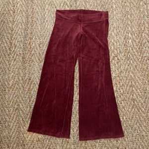 Juicy Couture Maroon Sweatpants